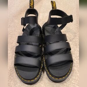 Dr Martens Blair Hydro Strap Sandals Black sz 11